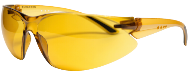 Burakorn Vision B-Lumin 72 light yellow low-light performance eyewear front view