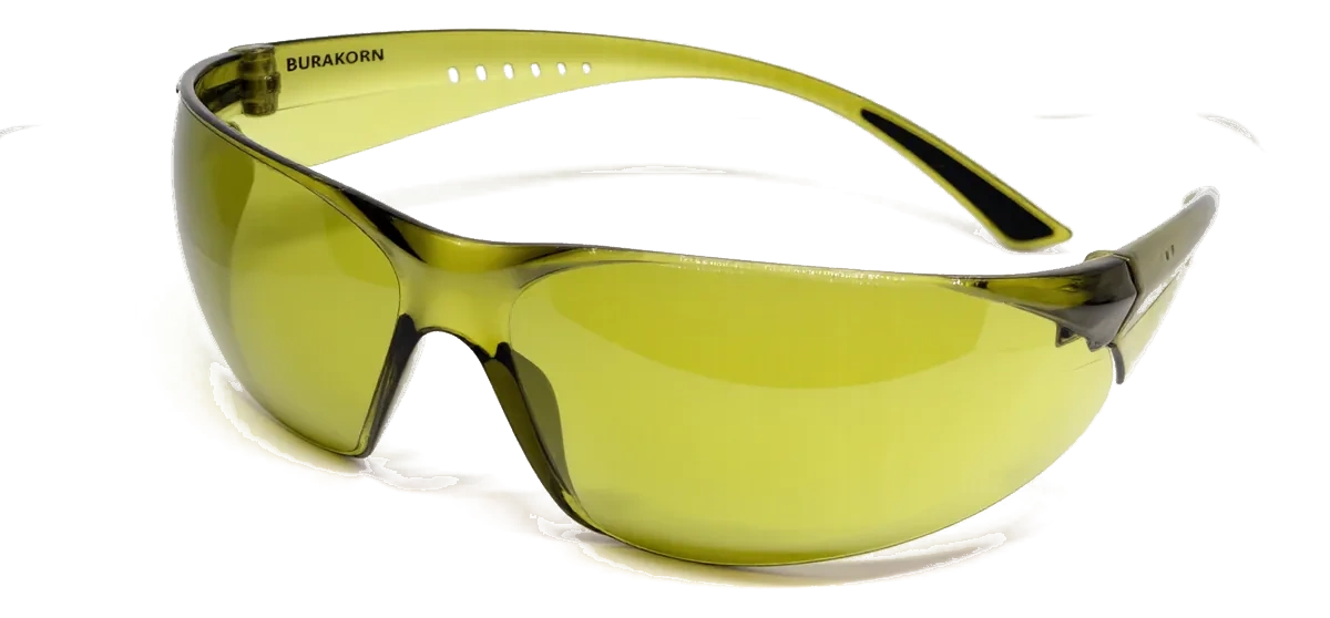 Burakorn Vision B-Sentinel 430 muted olive low-light eyewear side view